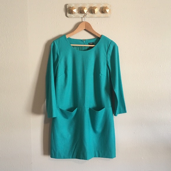 J. Crew turquoise dress - Picture 5 of 8
